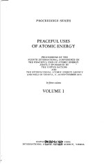 PEACEFULUSES <em>OF</em> ATOMIC ENERGY <em>VOLUME</em> Ⅰ