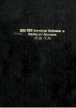 Proceedings 1999 IEEE Intern<em>a</em>ti<em>on</em><em>a</em>l C<em>on</em>ference <em>on</em> <em>Robotics</em> <em>a</em>nd <em>A</em>utom<em>a</em>ti<em>on</em> Volume 2 V.<em>A</em>