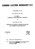 SCANNING ELECTRON <em>MICROSCOPY</em> 1972