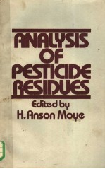 <em>ANALYSIS</em> <em>OF</em> PESTICIDE RESIDUES
