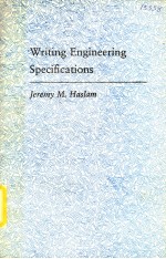 WRITING <em>ENGINEERING</em> SPECIFICATIONS