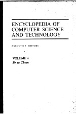 ENCYCLOPEDIA <em>OF</em> COMPUTER SCIENCE AND <em>TECHNOLOGY</em> <em>VOLUME</em> 4