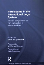 PAR<em>TI</em>CIPAN<em>TS</em> IN <em>TH</em>E IN<em>TE</em>RNA<em>TI</em>ONAL LEGAL SYS<em>TE</em>M  MUL<em>TI</em>PLE PERSPEC<em>TI</em>VES ON NON-S<em>TA</em><em>TE</em> AC<em>TO</em>RS IN IN<em>TE</em>RNA