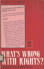 EDINBURGH LAW AND SOCIETY SERIES? PROBLEMS FOR FEMINIST POLITICS <em>OF</em> LAW