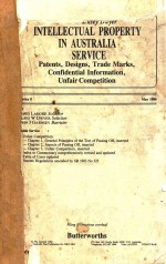 INTELIECTUAL PROPERTY IN AUSTRALIA <em>SERVICE</em>
