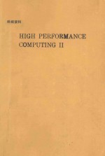 HIGH PERFORMANCE COMPUT<em>IN</em>G II Proceed<em>in</em>gs <em>of</em> the Second Symposium on High Performance Comput<em>in</em>g Mont