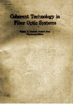 PROCEEDINGS OF SPIE-THE INTERN<em>A</em>ITON<em>A</em>L SOCIETY <em>FOR</em> OPTIC<em>A</em>L <em>ENGINEERING</em> VOLUME 568 COHERENT TECHNOLOGY
