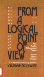 FROM <em>A</em> LOGIC<em>A</em>L PONT <em>OF</em> VIEW