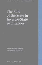 <em>THE</em> ROLE <em>OF</em> <em>THE</em> STATE IN INVESTOR-STATE <em>ARBITRATION</em>