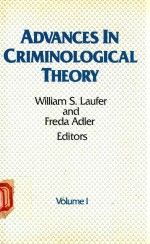 ADVANCES <em>IN</em> CRM<em>IN</em>O<em>LOGIC</em>AL <em>THEORY</em> <em>VOLUME</em> 1