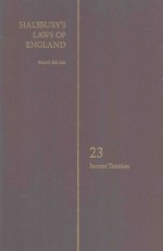 HALSBURY'S LAWS <em>OF</em> ENGLAND <em>VOLUME</em> 23