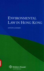 ENVIRONMENT<em>A</em>L <em>L<em>A</em>W</em> <em>IN</em> HONG KONG <em>A</em>NTON COOR<em>A</em>Y