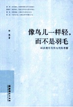 像鸟儿一样轻，而不是羽毛  80后青年写作与代际考察