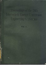 PROCEEDINGS OF THE 24TH INTERSOCIETY ENERGY CONVERSION <em>ENGINEERING</em> CONFERENCE  VOL.2