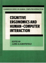 Cognitive Ergonomics and Human-<em>Computer</em> Interaction