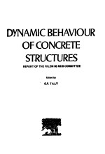<em>DYNAMIC</em> BEHAVIOUR <em>OF</em> CONCRETE <em>STRUCTURES</em>
