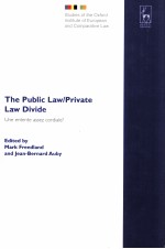 THE <em>P</em>UBLIC LAW/<em>P</em>RIVATE LAW DIVIDE UNE ENTENTE ASSEZ CORDIALE?