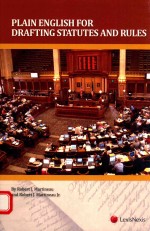 PLAIN ENGLISH FOR <em>D</em>RAFTING STATUTES AN<em>D</em> RULES