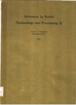 ADVANCES <em>IN</em> RESIST TECHNOLOGY <em>AND</em> PROCESS<em>IN</em>G Ⅱ
