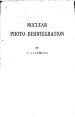 <em>NUCLEAR</em> PHOTO-DISINTEGRATION