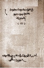 真言集  <em>巢</em>普派  藏文