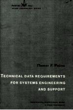 TECHNICAL DATA REQUIREMENTS <em>FOR</em> SYSTEMS ENGINEERING <em>AND</em> <em>SUPPORT</em>