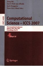 <em>Lecture</em> <em>Notes</em> <em>in</em> <em>Computer</em> <em>Science</em> 4490 Computational <em>Science</em>-ICCS 2007 <em>7th</em> <em>In</em>ternational Conference