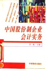 中国股份制企业会计实务
