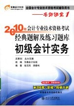 2010年会计专业技术资格考试经典题解及练习题库  初级会计实务