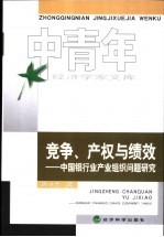 竞争、产权与绩效  中国银行业产业组织问题研究