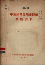 中南<em>国营</em>农场参观团参观资料