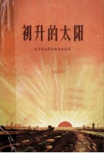 初升的太阳  辽宁省人民公社调查选编
