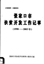 <em>张家</em>口市扶贫开发工作记事  1998-2003年
