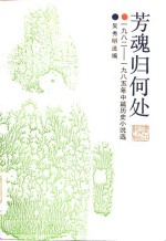 芳魂归何处  1982-1985年中篇历史小说选