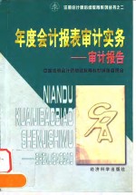 年度会计报表审计实务  审计报告