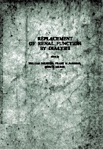 REPLACEMENT <em>OF</em> RENAL <em>FUNCTION</em> BY DIALYSIS