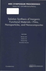 <em>Solution</em> synthesis <em>of</em> inorganic functional materials -- films