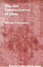 <em>Effective</em> <em>Communication</em> <em>of</em> ldeas