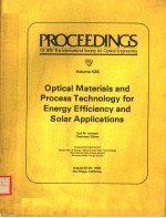 PROCEEDINGS OF SPIE-THE INTERN<em>A</em>TION<em>A</em>L SOCIETY <em>FOR</em> OPTIC<em>A</em>L <em>ENGINEERING</em>  VOLUME 428 OPTIC<em>A</em>L M<em>A</em>TERI<em>A</em>LS 