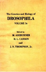 <em>THE</em> <em>GENETICS</em> AND BIOLOGY OF DROSOPHILA VOLUME 3C