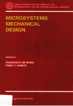 MICROSYSTEMS MECHANICAL <em>DE</em>SIGN