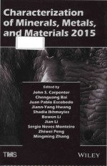 Characterization of <em>m</em>ineral<e<em>m</em>>s</e<em>m</em>>