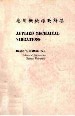 <em>Applied</em> Mechaical Vibrations