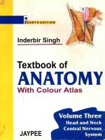 TEXTBOOK <em>OF</em> ANATOMY WITH COLOUR ATLAS VOLUME THREE <em>FOURTH</em> <em>EDITION</em>