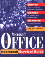 MICROSOFT OFFICE 4.2 SURVIV<em>A</em>L GUIDE FOR M<em>A</em>CINTOXH
