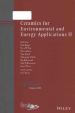 Ceramics for environmental and energy applications II a collection of papers presented at the <em>10</em>th P