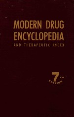 MODERN DRUG ENCYCLO<em>P</em>EDIA AND THERA<em>P</em>EUTIC INDEX