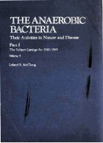 THE <em>A</em>N<em>A</em>EROBIC B<em>A</em>CTERI<em>A</em> THEIR <em>A</em>CTIVITIES <em>IN</em> N<em>A</em>TURE <em>A</em>ND DISE<em>A</em>SE P<em>A</em>RT I THE SUBJECT LIST<em>IN</em>GS FOR 1940-1