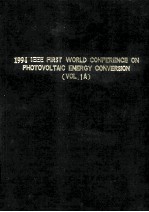1994 IEEE FIRST WORLD C<em>ON</em>FERENCE <em>ON</em> PHOTOVOLTAIC ENERGY C<em>ON</em>VERSI<em>ON</em> VOLUME I