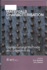 M<em>at</em>eri<em>al</em>s ch<em>ar</em><em>ac</em>teris<em>at</em>ion VI comput<em>at</em>ion<em>al</em> methods <em>an</em>d experiments (VI)